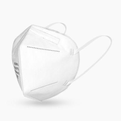 Fast Delivery FFP2 5 Layers Disposable Respiratory Foldable Facemask in Stock White