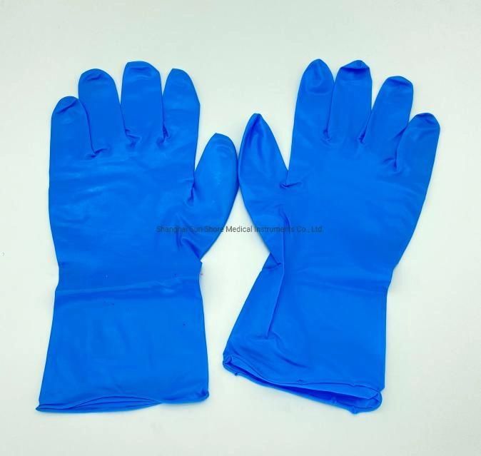 Powder Free Blue/Pink Disposable Medical / Non-Medical Nitrile Examination Gloves with CE