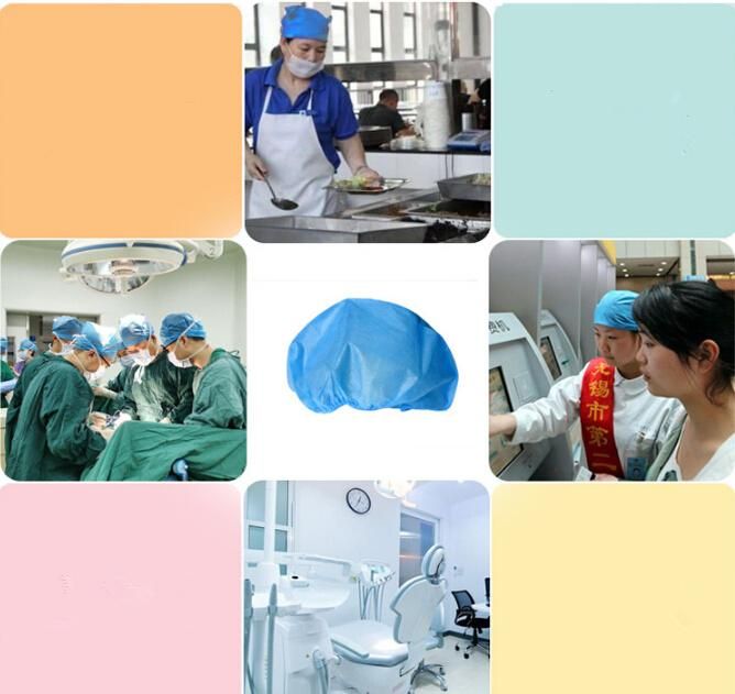 Non Woven Disposable Protective Mob Cap Bouffant Cap