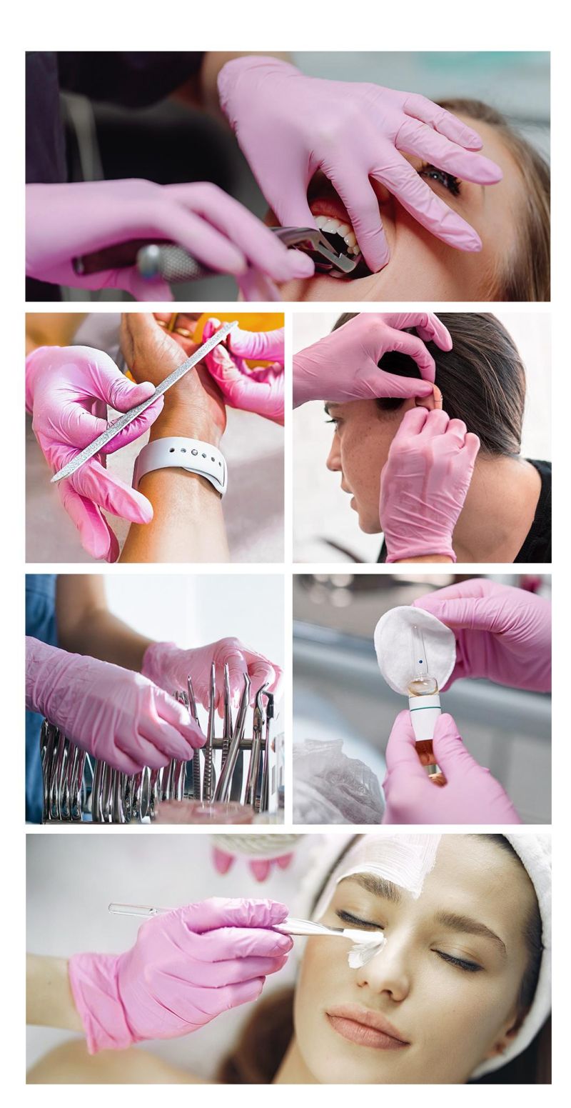 Disposable Powder Free Working Labor Protection Nitrile Gloves