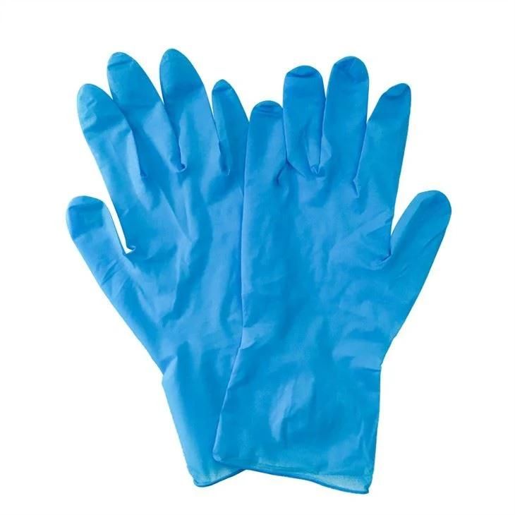 Disposable Medical Examination Nitrile Gloves Powder Free