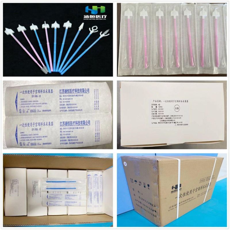 Medical Gynecological Sampling Cervical Cytology Brush with ISO CE FDA Mhra Certificates