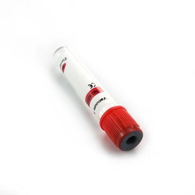 Siny Wholesale Glass or Pet Red No Additive Blood Collection Tube with CE