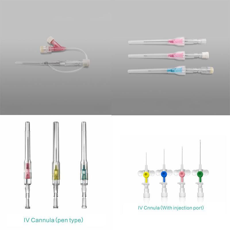CE/FDA Approved Disposable I. V. Cannula IV Cannula