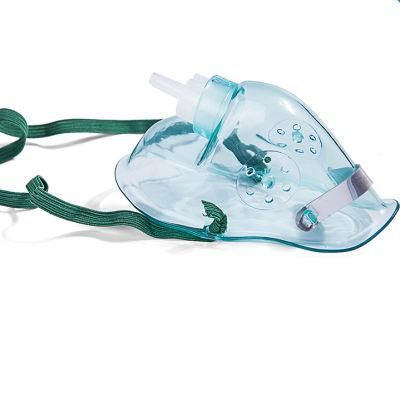 CE ISO Medical Grade PVC Simple Disposable Medical Oxygen Mask