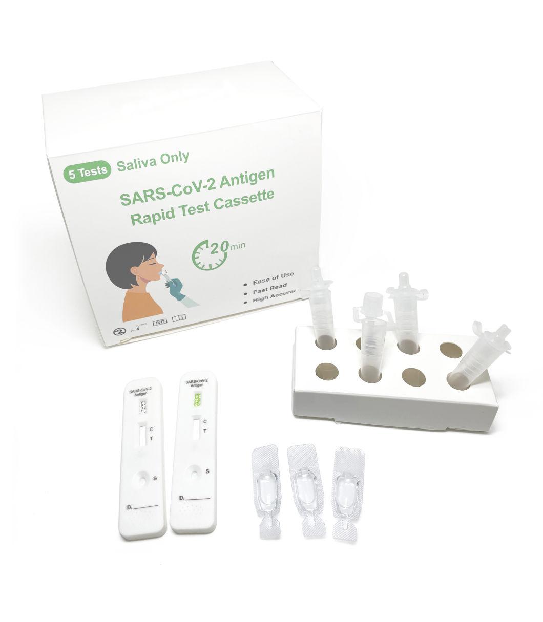 Rapid Antigen Test Kit Cassette, Antibody Nasal Swab Saliva Test