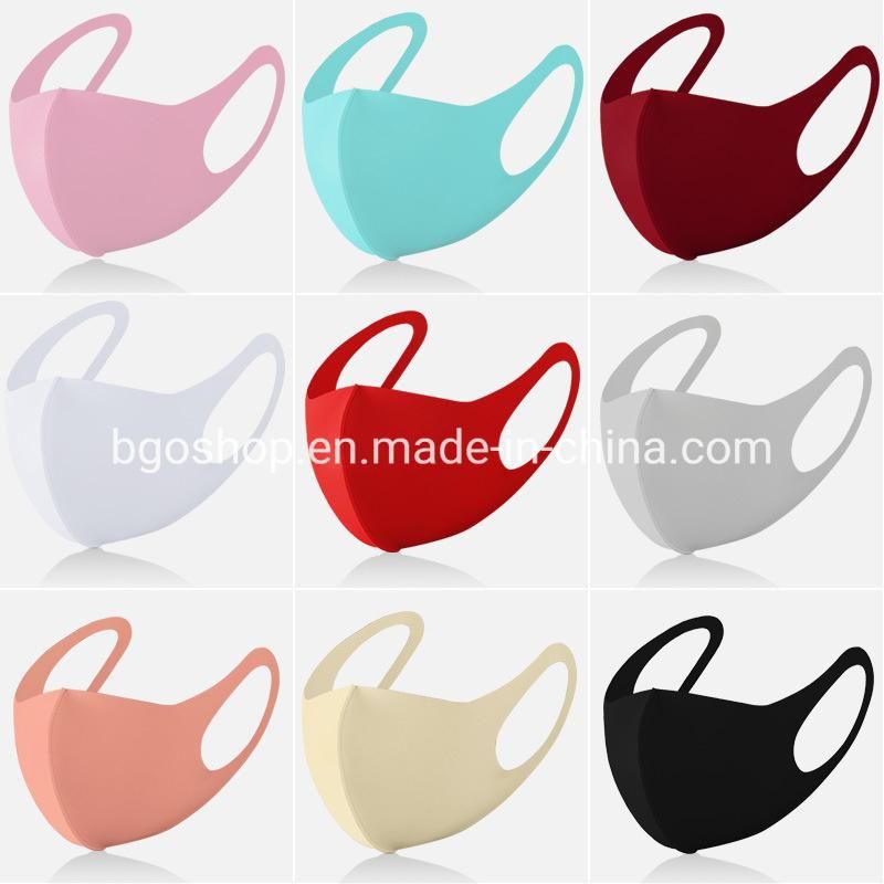 Custom Logo Printing Protective Dust Polyester Washable Reusable Spandex Face Mask