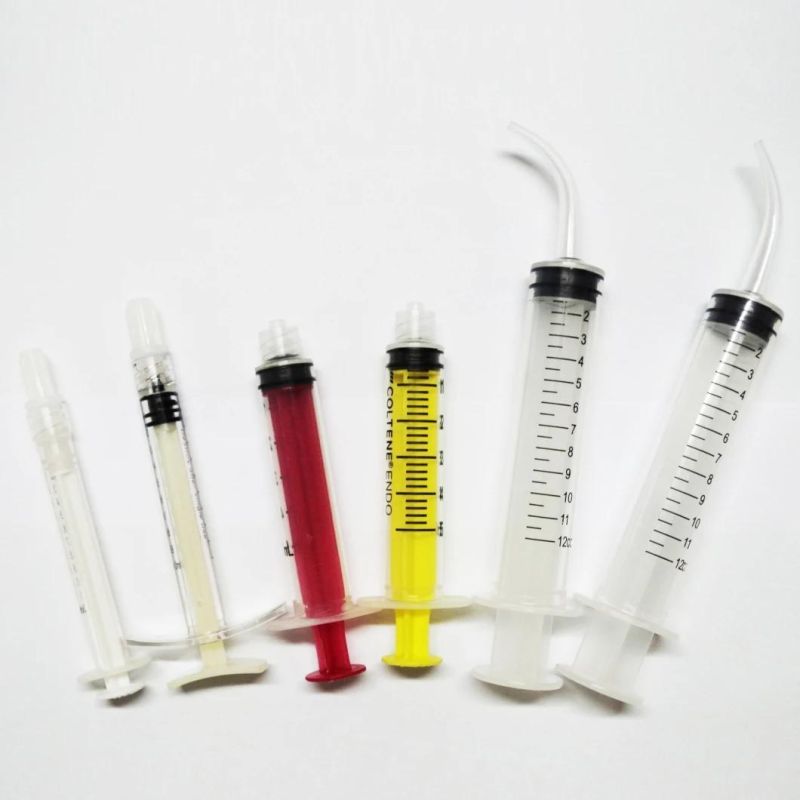 Plastic Dental Oral Syringes for Teeth Whitening with Blunt Tips