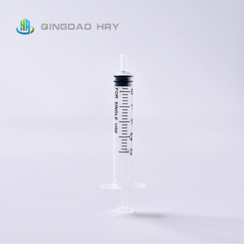 1ml Medical Syringe Luer Slip with Needle & Safety Needle CE FDA ISO 510K Certificates