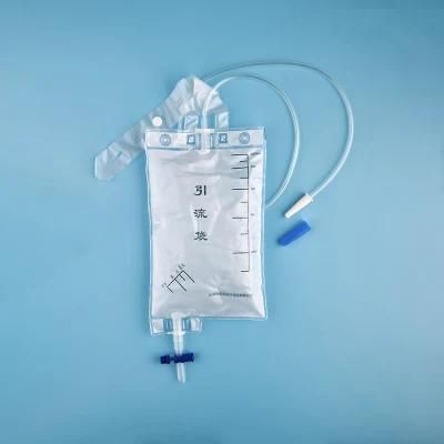 Factory Price Medical Urine Drainage Bag with Valve Both Economic Style with CE Certificate