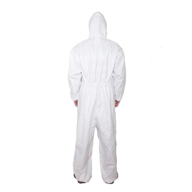 Origical Manufacturer Non Sterile Full Body Coverall Isolation Gown 65GSM for Virus Protection