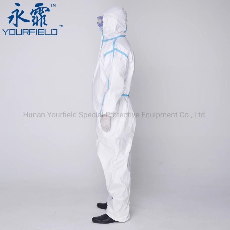 Yourfield Medical Clothes Safety Clothing Personal Protective Equipment in Healthcare Settings Coveralls