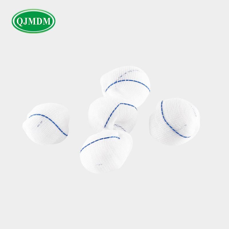 Surgery Medical White 100% Absorbent Cotton Gauze Ball