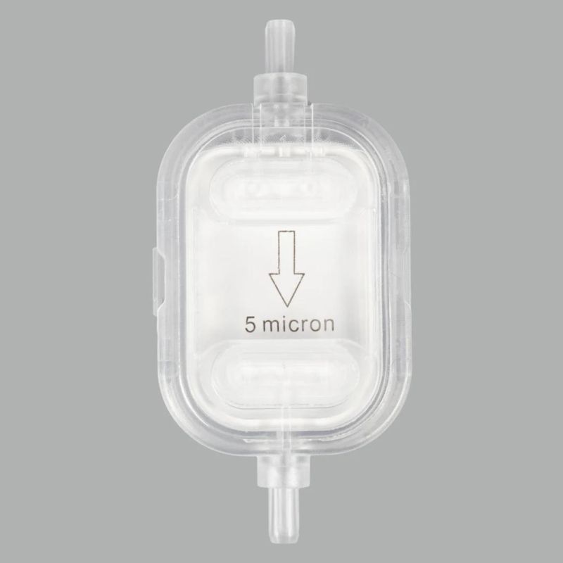 Disposable Medical Supply Automatic Stop Fluid Infusion Precision Liquid Filter