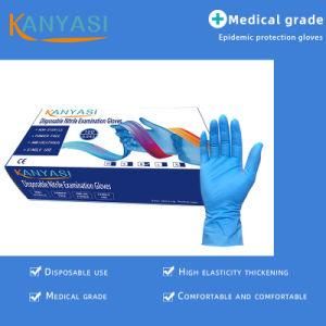 Wholesale Dental Home Safety Disposable Black Dark Blue White Nitrile Gloves