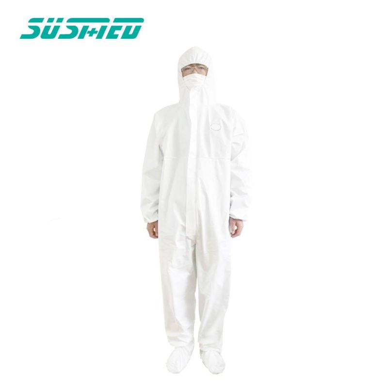 Disposable Hospital Gowns Acid Hazard Suits