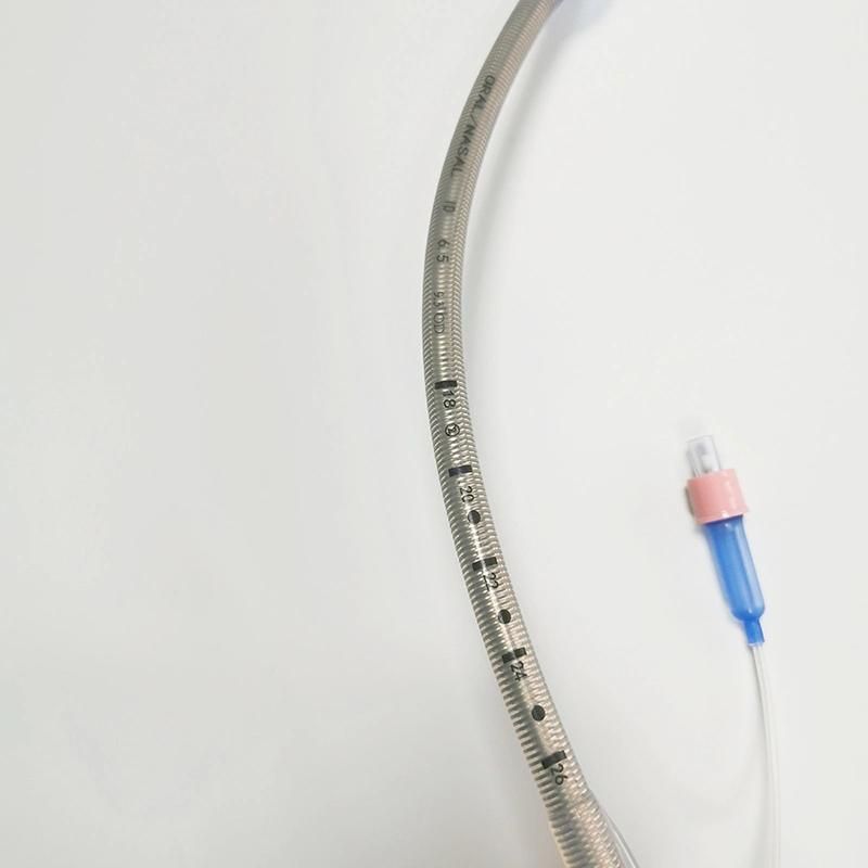 Medical Silicone Reinforced Oral Nasal Endotracheal Tube Tracheal Tube