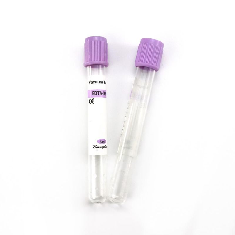 Siny Lab 2ml 4ml 5ml 10ml Anticoagulant Glass Pet EDTA K2 K3 Blood Test Collection Tube