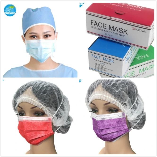 Professional Manufacturer of Face Mask, Nonwoven 3ply Face Mask