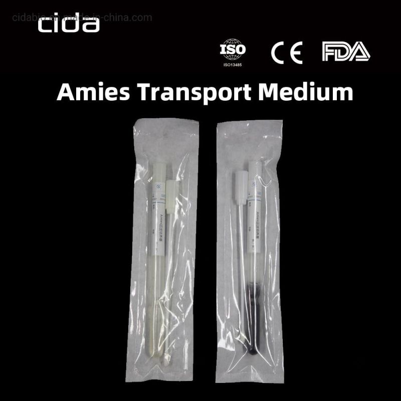 CE Medical Collection Swab and Amies Stuart Cary-Blair Transport Medium