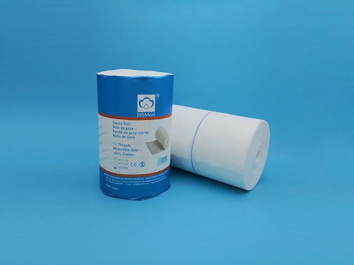 Dental Surgical Medical Cotton Gauze Roll Baishun Medical