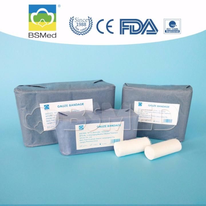 Hospital Surgical Disposable Medical 100% Cotton Absorbent Gauze Bandage