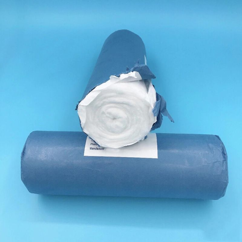 CE ISO Approved Wholesale Surgical White 100% Cotton Wool Roll