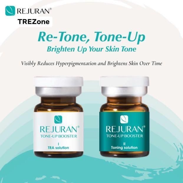 Rejuran Skin Booster Serum Rejuran Tone-up Booster 6vials Powder + Liquid Serum Solution to Shine Skin Baby Face More Youger Rejuran Healer