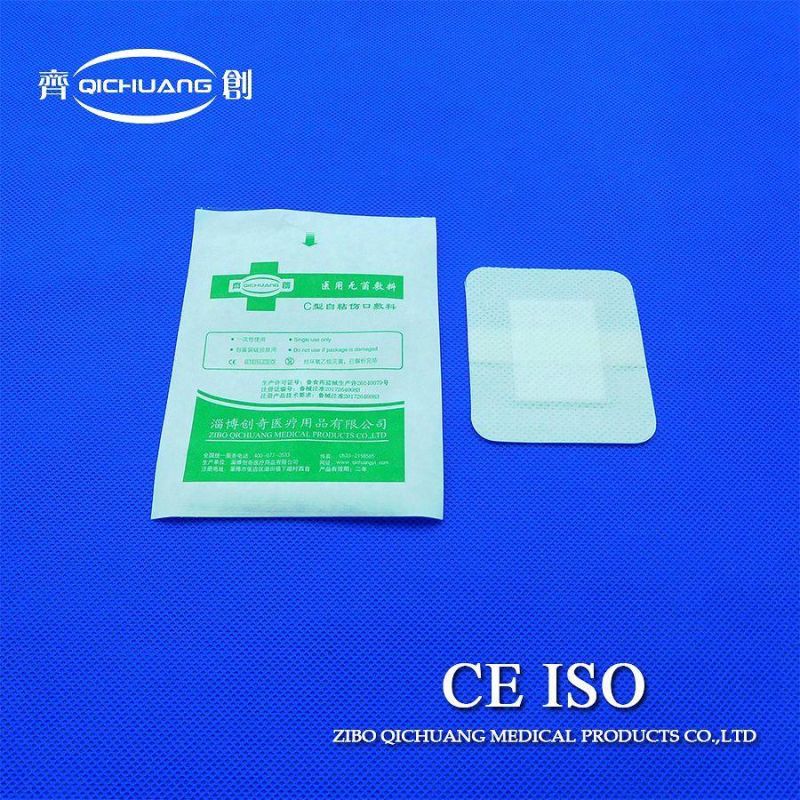 Medical Sterile Adhesive Non-Woven Wound Dressing with Absorbant Pad