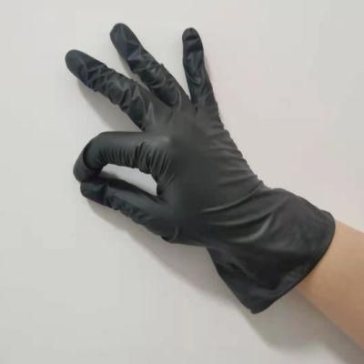 Nitrile Vinyl Synthetic Gloves Large Size, 100 Pieces Packing - Powder Free, Rubber Latex Free, Medical Exam Grade, Non Sterile, Ambidextrous Gloves