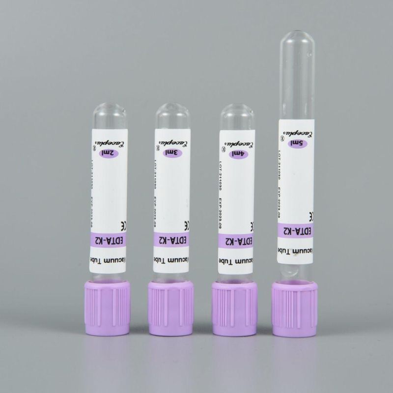 Siny Medical Blood Collection Glass Tube EDTA K2 K3 Tube Plain Tube with CE
