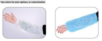 OEM Acceptable Non-Sterile Nonwoven Disposable Sleeve Cover Oversleeve