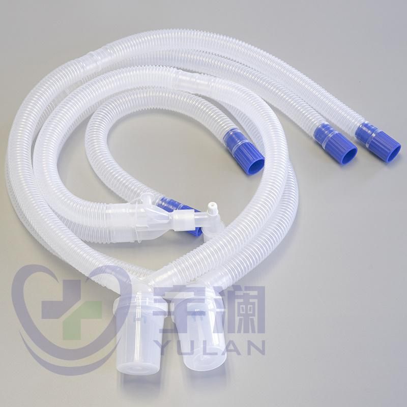 Disposable Medical Ventilator Corrugated Breathing Circuit