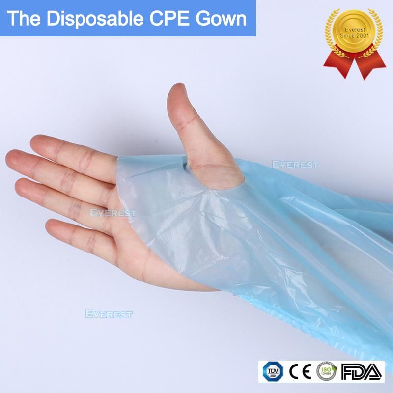 Disposable CPE Film Isolation Gown