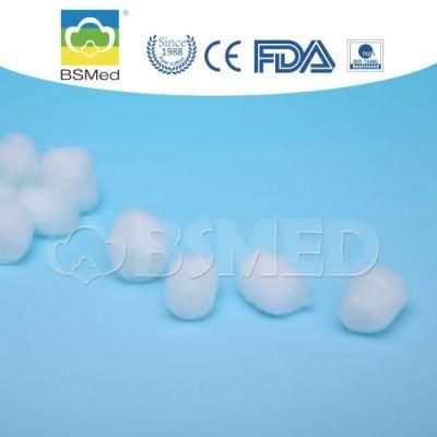 Hot Sale Surgical Absorbent Bleached Cotton Ball Wool