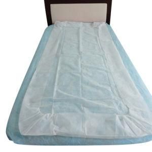 Blue Disposable Bed Sheet Factory Supply ISO CE Certificate