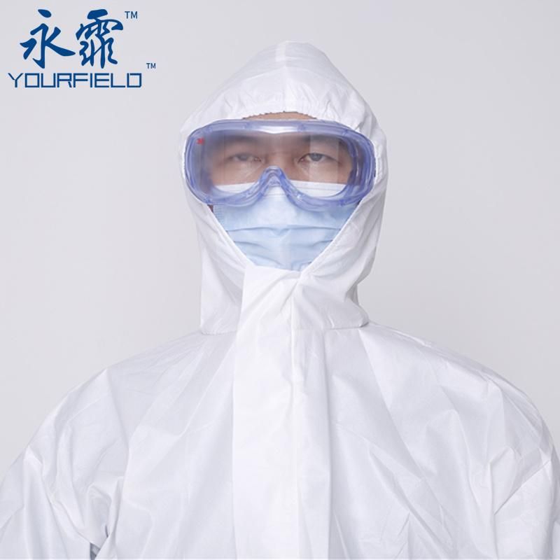 Yourfield Jumpsuit Disposable Isolation Suit Clothing