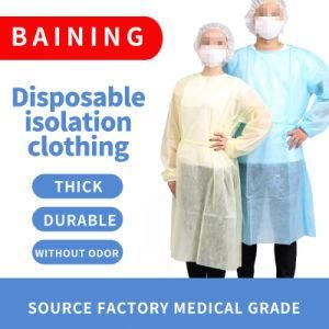 Non-Woven Material Cheap Sterile Chemotherapy Hospital Medical Surgical Disposable Gown