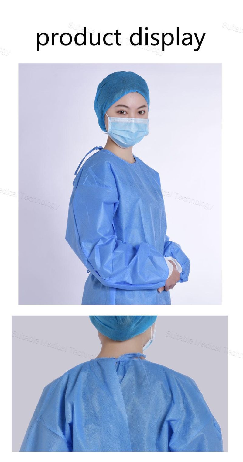 FDA Approved Medical Isolation Gown Surgical Safety Disposable Protective Clothing