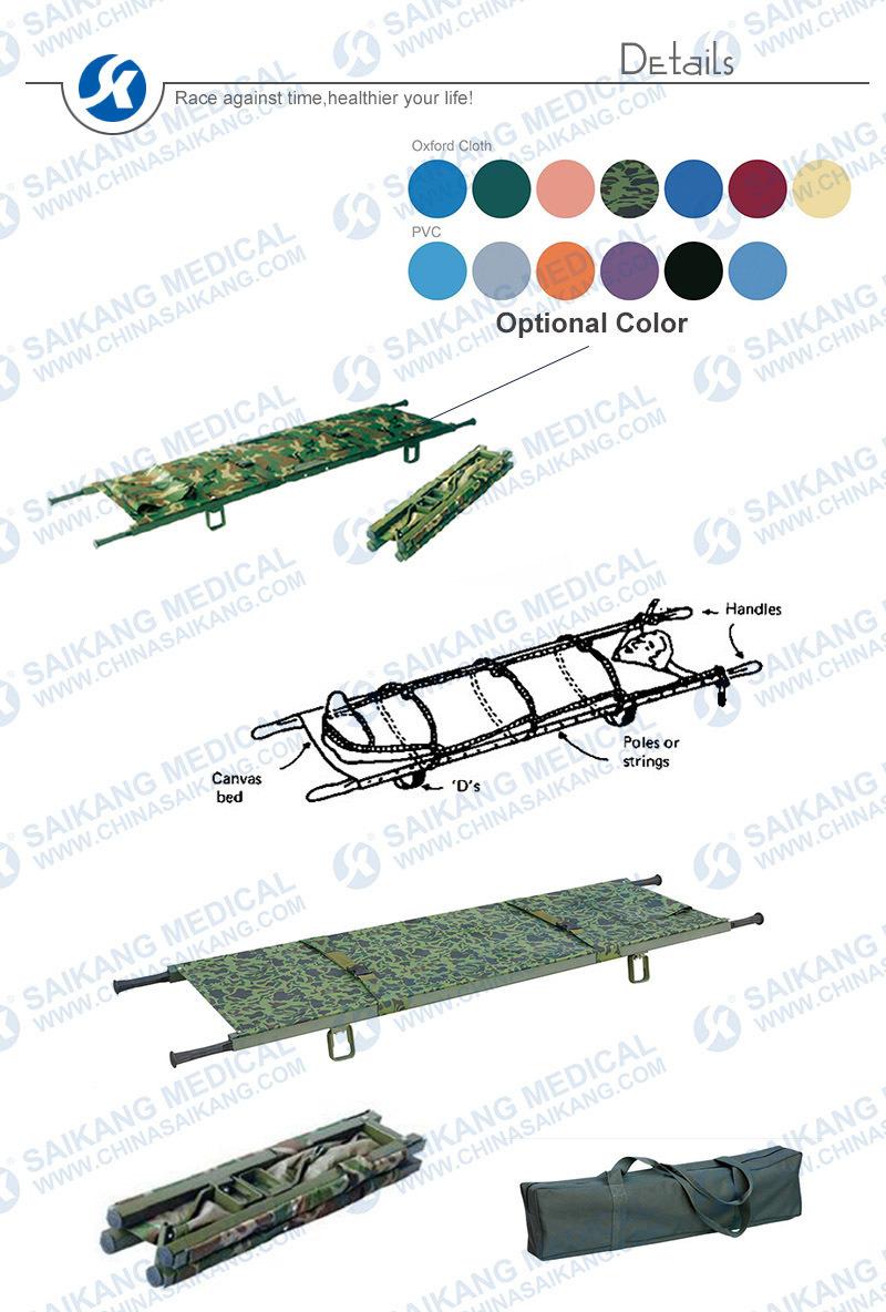 Medical Appliances Foldable First-Aid Ambulance Stretcher