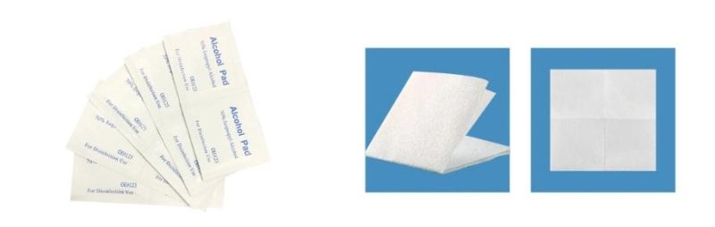 Manufacturer Direct Sale 70% Isopropyl Alcohol Pad Swab 200pieces for Disinfection Use Comprimé S D′alcool