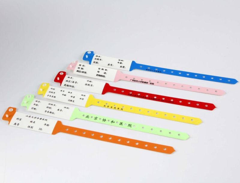 Disposable Write-on Hospital Medical Patient ID Wristband for Adult