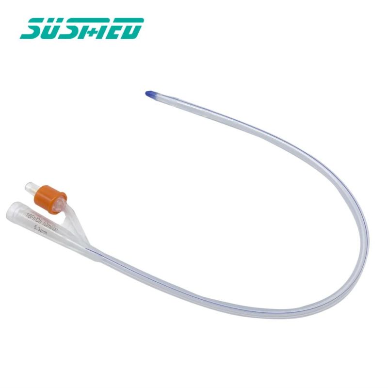 Factory Direct Supply Hospital Medical Drainage All Silicone Foley Catheter