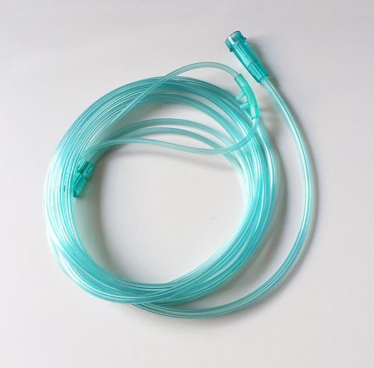 Nasal Oxygen Cannula High Flow Nasal Cannula Medical PVC CO2 Sampling Line for Monitoring Petco2