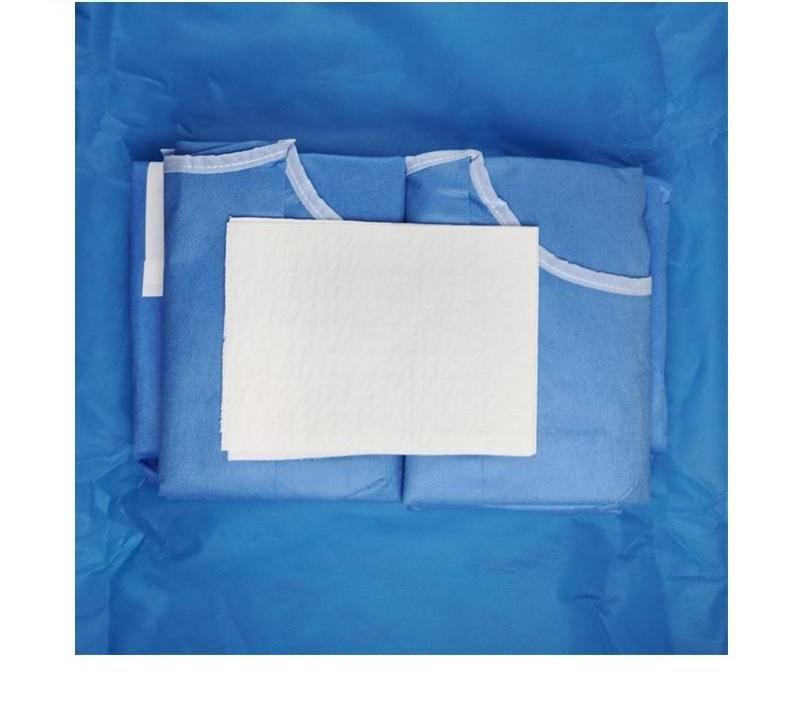 Disposable Hospital Level 2 Surgical Pack Sterile Laparotomy Drape Pack