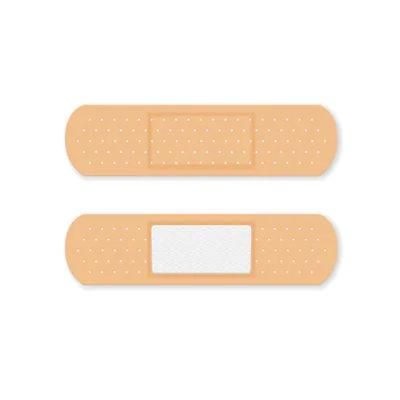 Medical Consumable Custom Printed Skin White Color Bandaid Plaster Band Aid