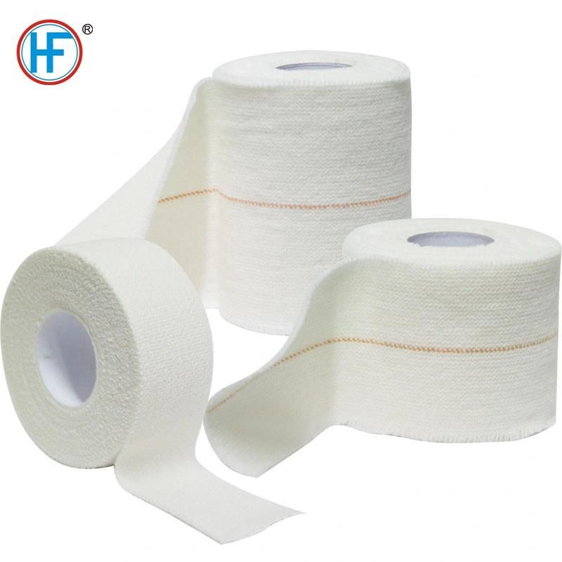 Sports Tape Elastic Adhesive Bandage Cut Edge Eab 100% Cotton Elastic Wrap Bandage