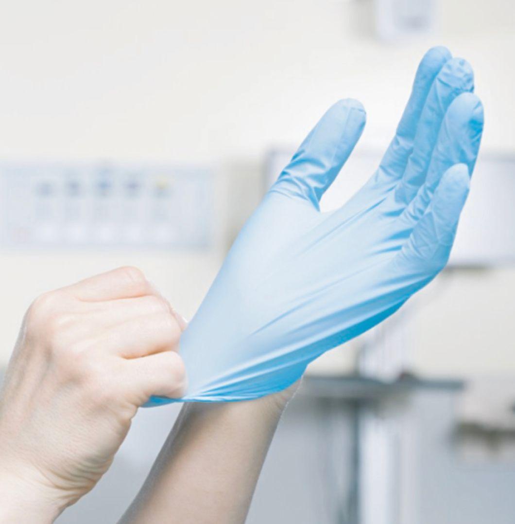 Disposable Medical Nitrile Examination Gloves Nitrile Exam Gloves with Textured Fingertips Latex Free Powder Free Attractive Price