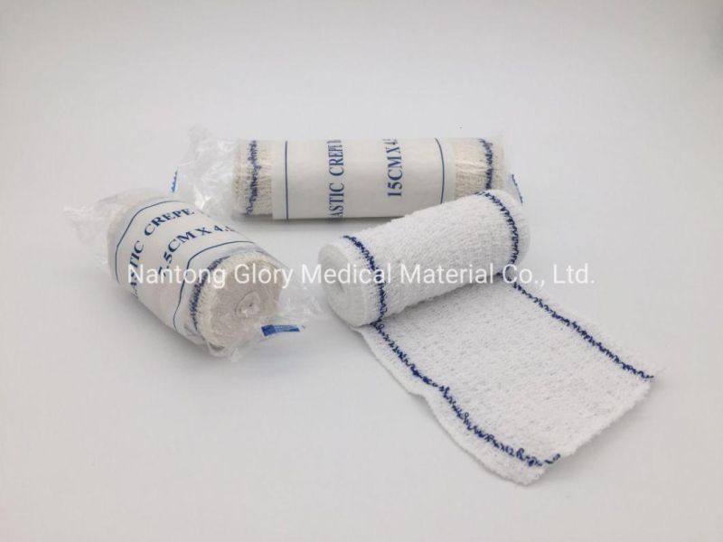 Medical Supply Wound Surgical High Quality Elastic Cotton Crepe Bandage