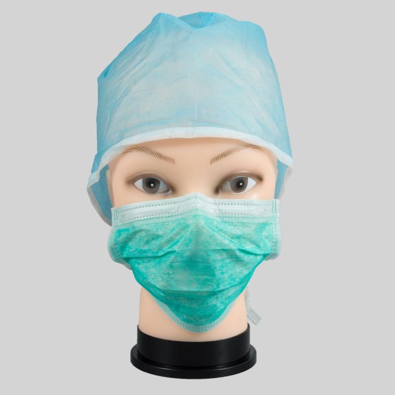 Medical Disposable Earloop Protective Face Mask Used in Hospital